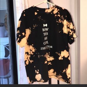 Dr. Who bleach dye T-shirt